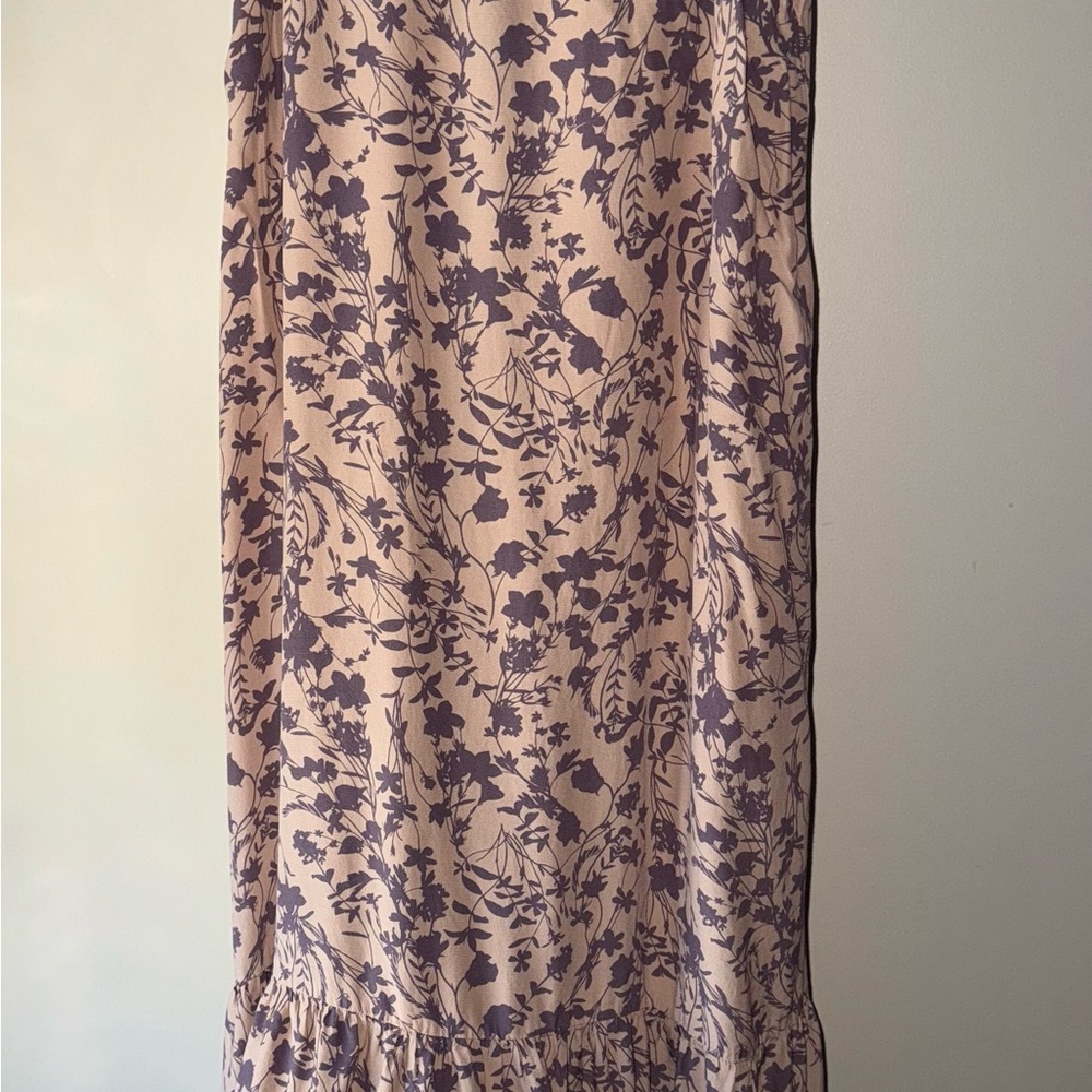a new day Purple Floral Maxi Dress